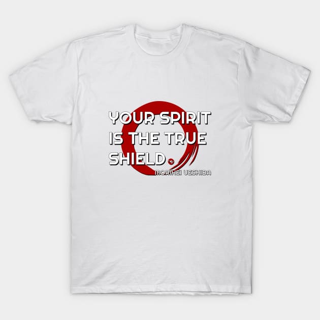 Aikido Spirit Shield T-Shirt by BaliBudo